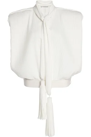Stella McCartney Tasseled Georgette Sleeveless Top - - IT 38 - Moda Operandi