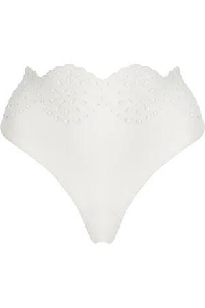 SEA Mae Eyelet Bikini Bottom - - M - Moda Operandi