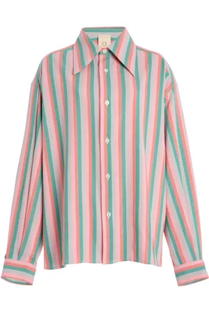 Marrakshi Life Exclusive Riviera Striped Cotton Shirt - - S - Moda Operandi