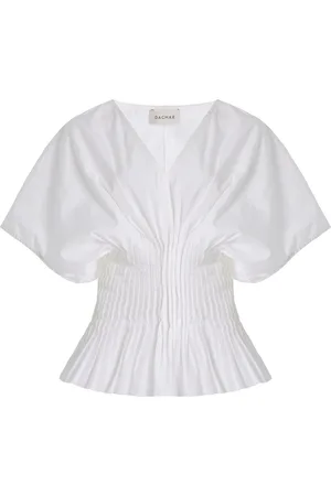 Dagmar Cotton Poplin Top - - EU 34 - Moda Operandi