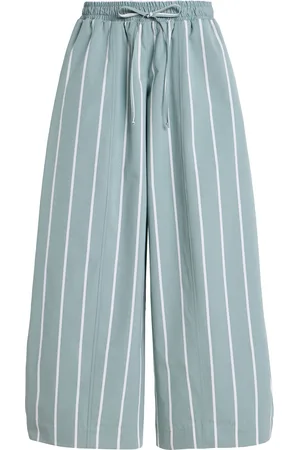 YAITTE Exclusive Riviera Soller Striped Cotton Pants - - XS - Moda Operandi