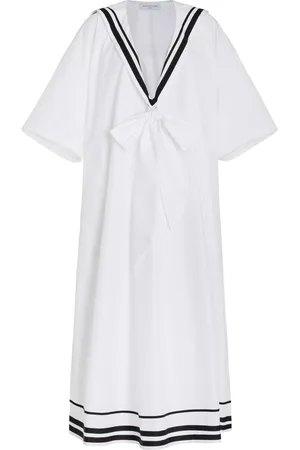 FRANCOISE Exclusive Coco Tie-Front Cotton Sailor Dress - - FR 34 - Moda Operandi