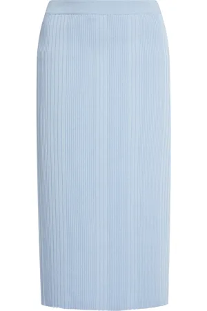 Bottega Veneta Ribbed Cotton Midi Skirt - - XS - Moda Operandi