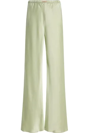 Comme Si Silk-Charmeuse Pants - - XS - Moda Operandi