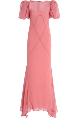 De La Vali Sabia Chiffon Maxi Dress - - UK 12 - Moda Operandi