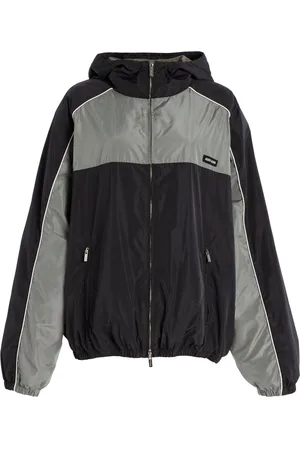 Miu Miu Recycled Nylon Windbreaker Jacket - - IT 36 - Moda Operandi
