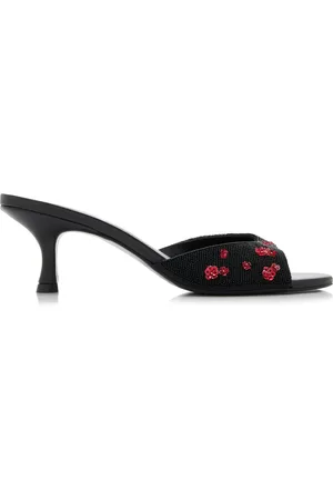 Staud Brigitte Sequined Mules - - IT 36 - Moda Operandi