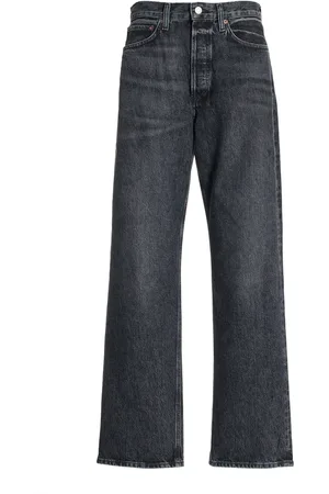 AGOLDE Kelly Rigid High-Rise Straight-Leg Jeans - - 23 - Moda Operandi