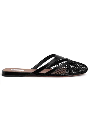 Alaïa Fishnet Mules - - IT 36 - Moda Operandi