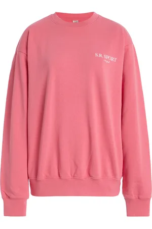 Sporty & Rich Wimbledon Cotton Sweatshirt - - XS - Moda Operandi