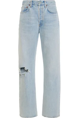 AGOLDE Kelly Rigid High-Rise Straight-Leg Jeans - - 23 - Moda Operandi