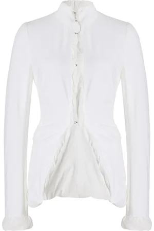 Colleen Allen Shrunken Cotton-Jersey Jacket - - XS - Moda Operandi
