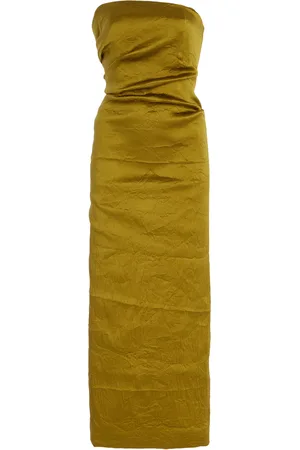 TOVE Kezia Crease-Effect Satin Maxi Dress - - FR 34 - Moda Operandi