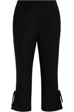 Colleen Allen Tie-Detailed Stretch-Crepe Capri Pants - - US 4 - Moda Operandi