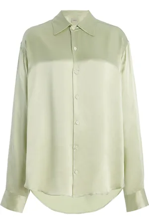 Comme Si La Classica Silk-Charmeuse Shirt - - XS - Moda Operandi