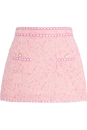 Simkhai Leighton Tweed Cover-Up Mini Skirt - - S - Moda Operandi