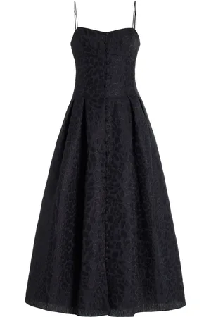 ADAM LIPPES Rickie Leopard-Jacquard Midi Dress - - US 8 - Moda Operandi