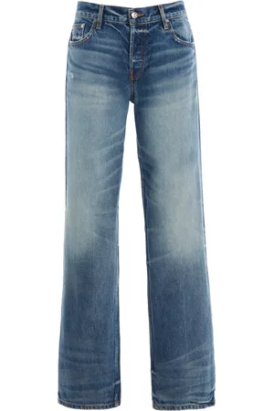 EB DENIM Low-Rise Baggy Straight-Leg Jeans - - 25 - Moda Operandi