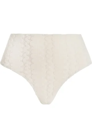 Oas Riva Ruched High-Rise Bikini Bottom - - L - Moda Operandi
