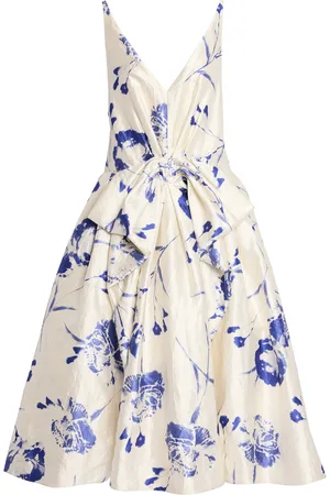 Erdem Bow-Detailed Midi Dress - - UK 10 - Moda Operandi