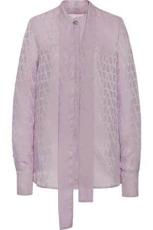 VALENTINO GARAVANI Toile Jacquard Silk Top - - IT 38 - Moda Operandi