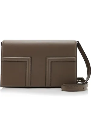 Totême T-Flap Leather Bag - - OS - Moda Operandi