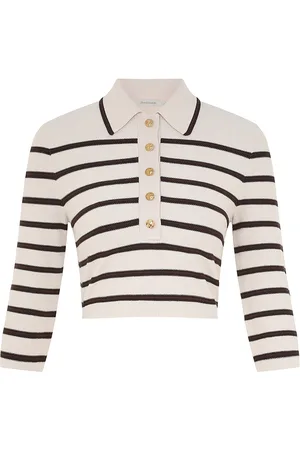 ZIMMERMANN Illuminate Stripe Polo - - 0 - Moda Operandi