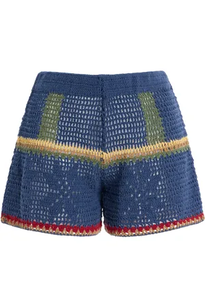 All That Remains Nova Crocheted Cotton Shorts - - AU 6 - Moda Operandi