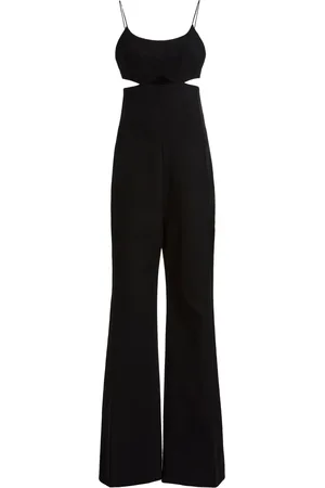 Victoria Beckham Cutout-Detailed Cami Jumpsuit - - UK 14 - Moda Operandi