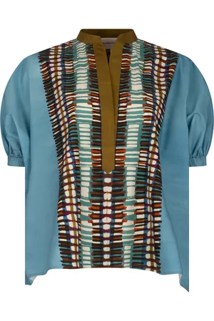 Silvia Tcherassi Susanne Printed Cotton Blouse - - M - Moda Operandi