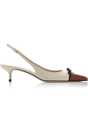 VALENTINO GARAVANI Bepointy Leather Slingback Pumps - - IT 36 - Moda Operandi