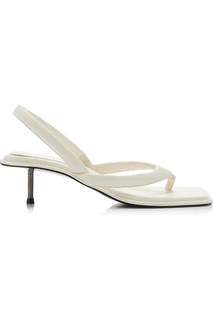 St Agni Leather Slingback Thong Sandals - - IT 36 - Moda Operandi