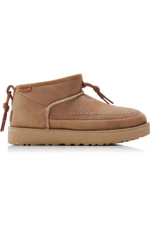 UGG Classic Ultra Mini Regenerate Sheepskin Boots - - US 6 - Moda Operandi