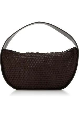 St Agni Small Arc Woven Leather Shoulder Bag - - OS - Moda Operandi