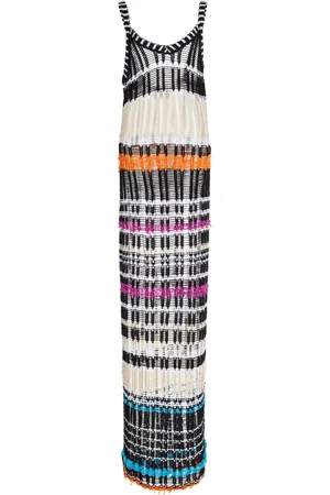 ZANKOV Libania Cotton-Blend Maxi Dress - - XS/S - Moda Operandi