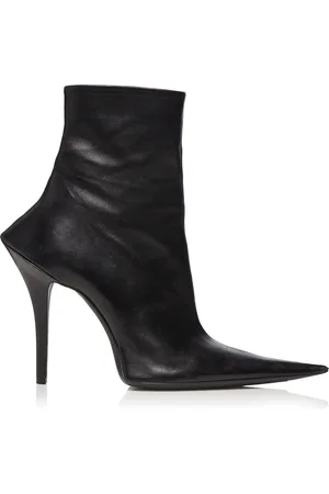 Balenciaga Witch Leather Booties - - IT 39 - Moda Operandi