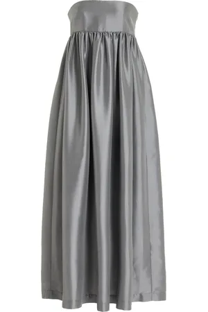 THE GARMENT Lily Strapless Satin Gown - - UK 6 - Moda Operandi