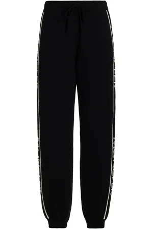 Moncler Logo-Trimmed Wool Sweatpants - - M - Moda Operandi