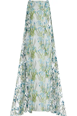 Bernadette Charlene Embroidered Crepe Maxi Dress - - FR 38 - Moda Operandi