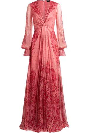 Etro Twisted Silk Maxi Dress - - IT 38 - Moda Operandi