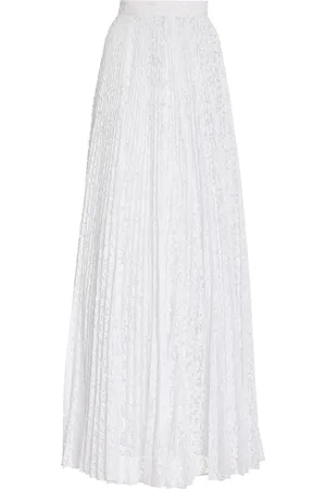 Michael Kors Lace Pleated Maxi Skirt - - US 4 - Moda Operandi