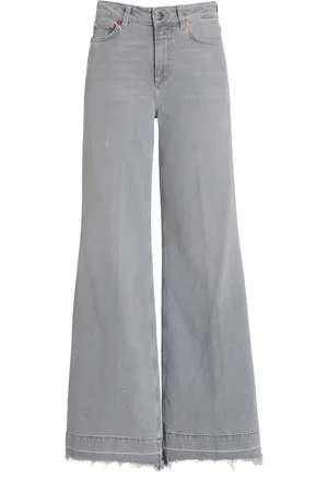 Closed Glow-Up Distressed Stretch High-Rise Flared Jeans - - 25 - Moda Operandi