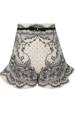 ZIMMERMANN Crush Belted Linen Shorts - - 0P - Moda Operandi