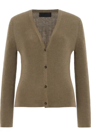 NILI LOTAN Nari Knit Silk Cardigan - - XS - Moda Operandi