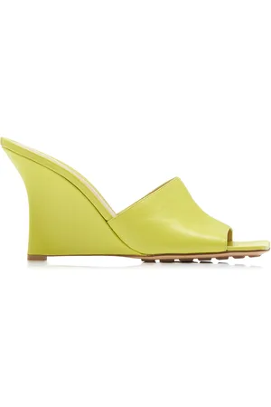 Bottega Veneta Stretch Wedge Lounge Leather Mules - - IT 35 - Moda Operandi