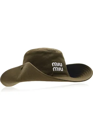 Miu Miu Cotton Drill Cowboy Hat - - L - Moda Operandi