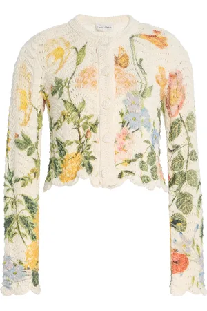 Cara Cara Jolene Cropped Knitted Cotton Cardigan - - XS - Moda Operandi