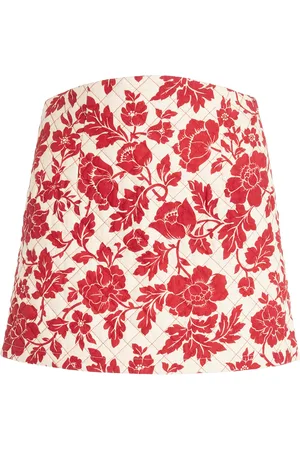 POSSE Romeo Quilted Linen Mini Skirt - - XXS - Moda Operandi