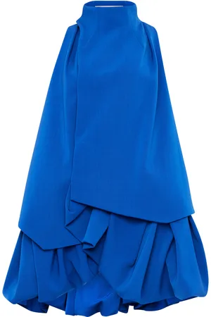 J.W.Anderson Ruffled Wool Crepe Mini Dress - - UK 12 - Moda Operandi