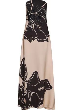 JOHANNA ORTIZ Simbología Floral Sequined Crepe Maxi Dress - - US 4 - Moda Operandi